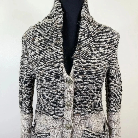 Aritzia Wilfred Free Wool Alpaca Nord Knit Button Cardigan - Picture 3 of 16